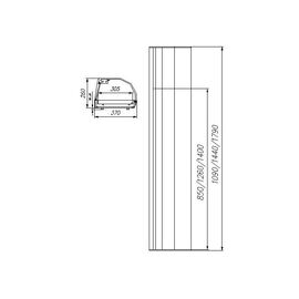 Холодильная витрина BAR А37 SM 1,0-1 (ВХСв-1,0 Carboma)